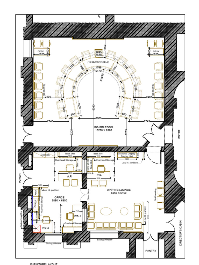 Office Furniture Layout and Design | PDF