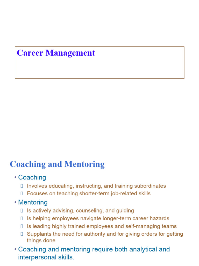 Managing Employee Retention and Career | PDF | Employment | Performance ...