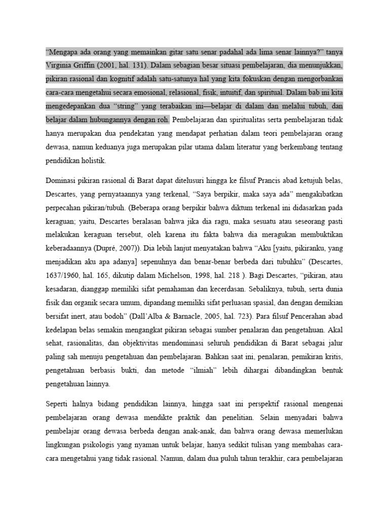 Embodied Learning | PDF | Sains & Matematika