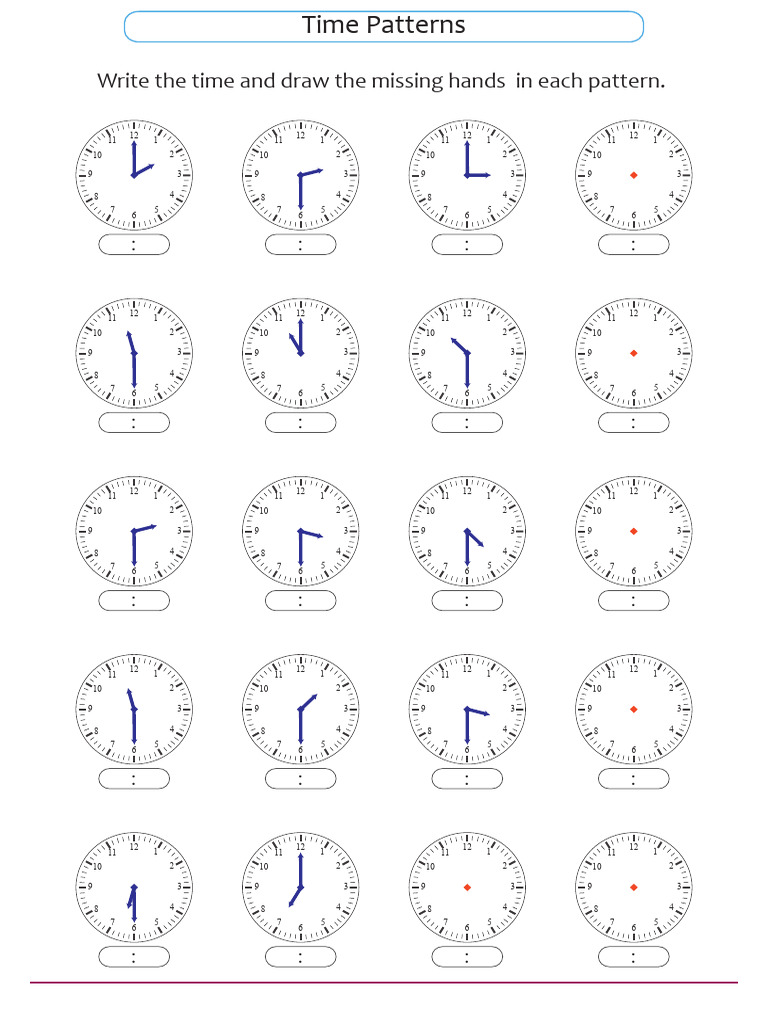 Telling Time Grade 1 | PDF