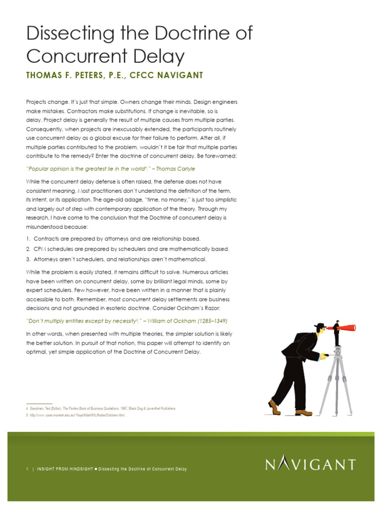 Understanding Concurrent Delay in Projects | PDF | Liquidated Damages ...