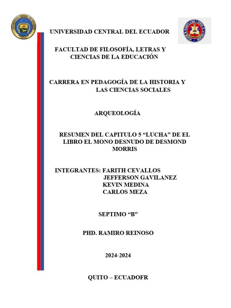 RESUMEN DEL LIBRO EL MONO DESNUDO intelligence overview