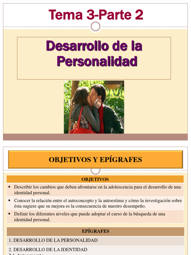 Tema 3 - Parte 2 | PDF | Las emociones | Autoestima