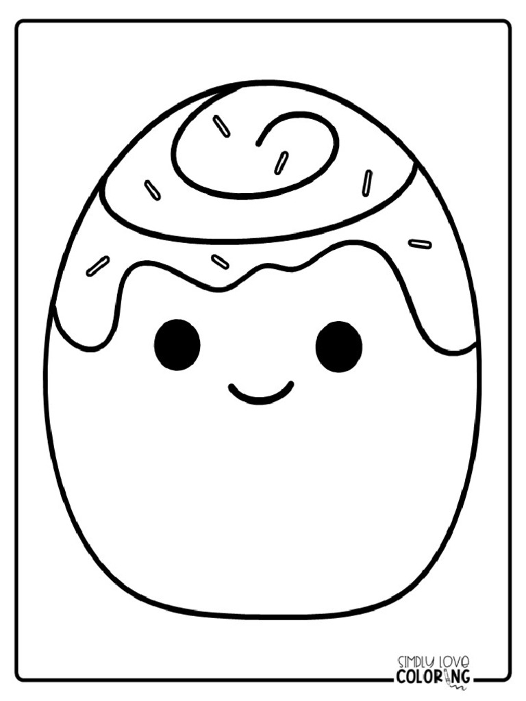 Ice Cream Squishmallows SimplyLoveColoring.com | PDF