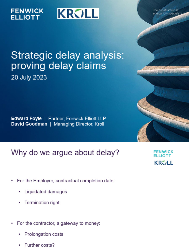 Delay Claims in Construction Projects | PDF | Employment | Liquidated ...