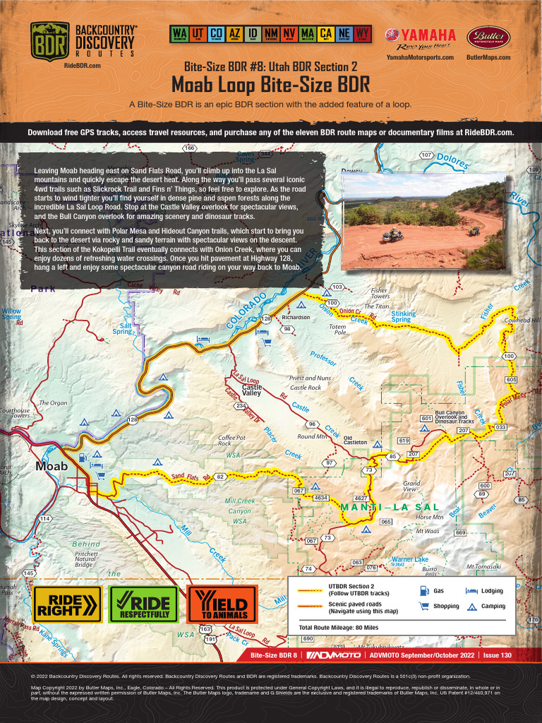 Utah BDR Section 2: Moab Loop Guide | PDF | Earth Sciences | Geomorphology