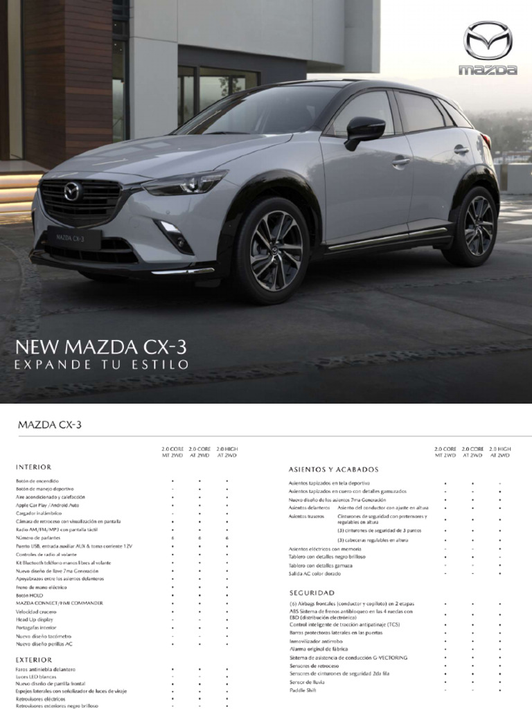 2024-02-07-Ficha Mazda CX-3 | PDF