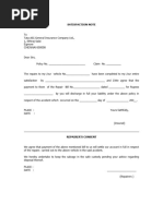 United India Insurance Satisfaction Note | PDF