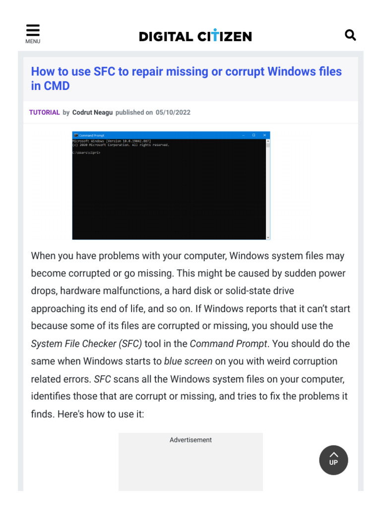 OS Repair Commands | PDF | Computer File | Command Line Interface