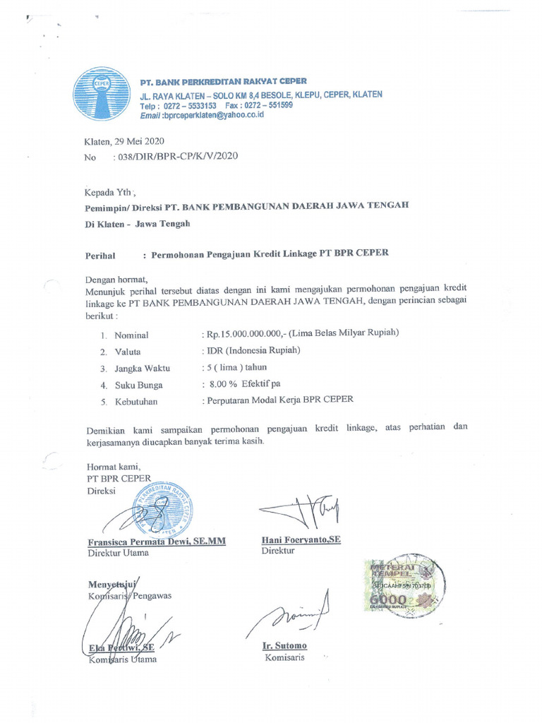 BPR Klaten Makmur Dan BPR Ceper | PDF