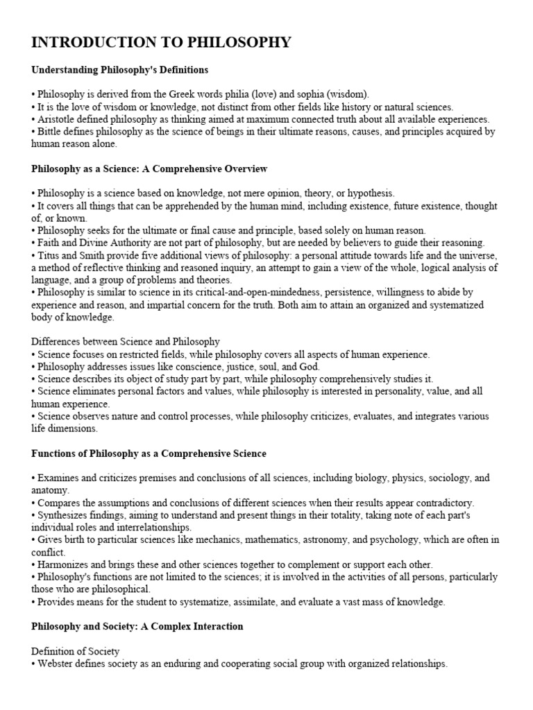 Introduction To Philosophy Pdf Plato Socrates