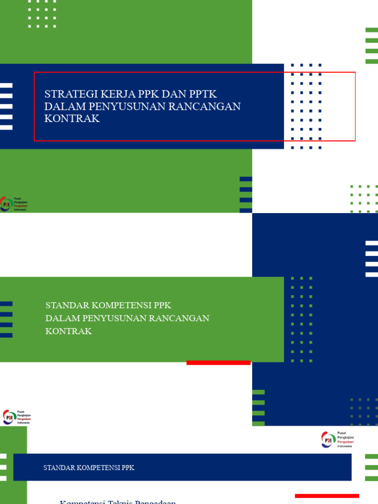 Strategi Penyusunan Kontrak PPK dan PPTK | PDF | Pengelolaan Keuangan ...