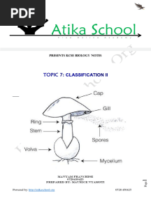 Dokumen - Tips - Presents Kcse Biology Notes Atika School