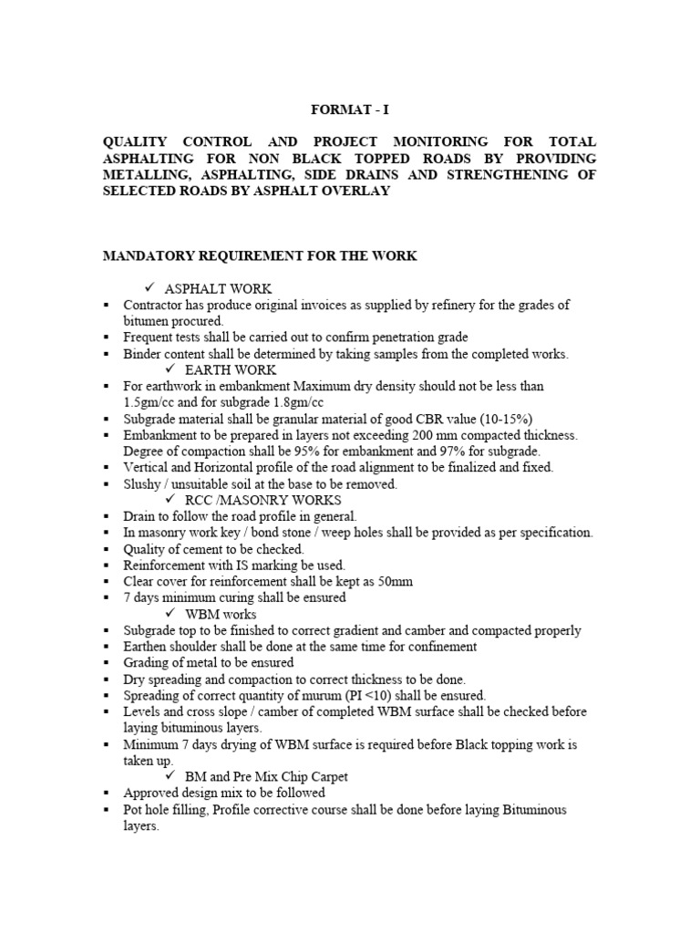 Asphalt Testing Guidelines for Roads | PDF | Road | Building Materials