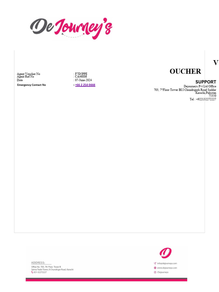 Thailand hotel booking pdf
