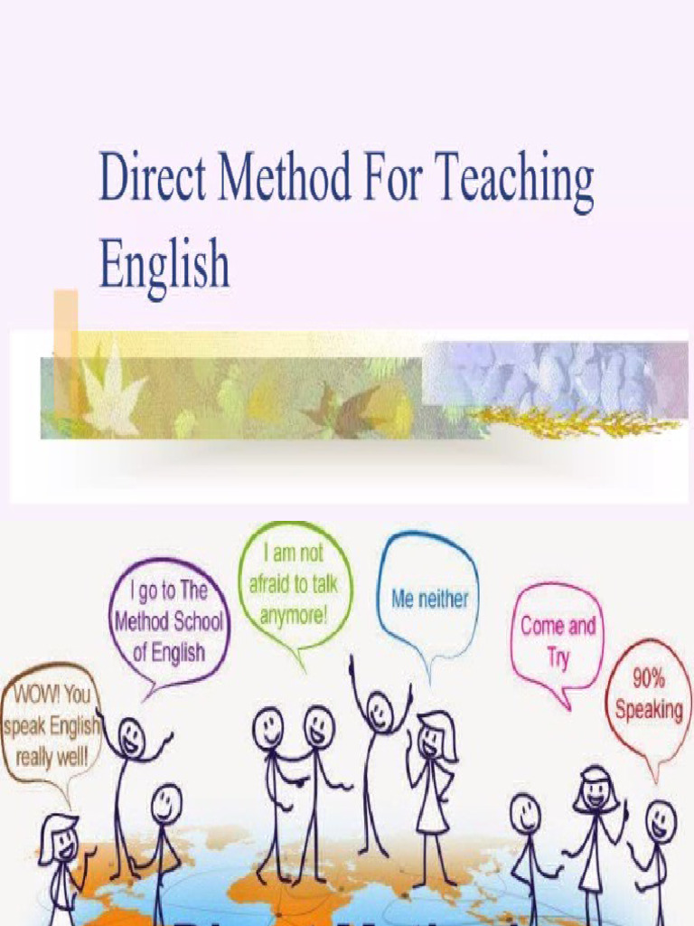 Direct Method of Teaching | PDF | Second Language | Teachers