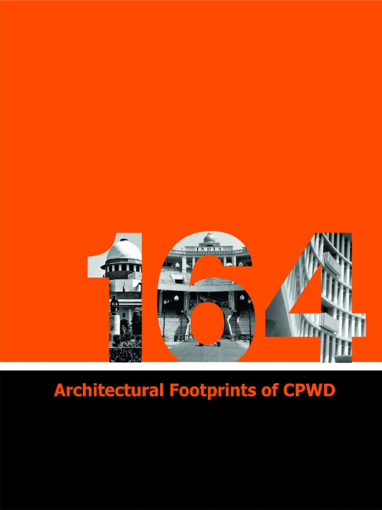 Architectural Footprints Of Cpwd Pdf New Delhi Stairs