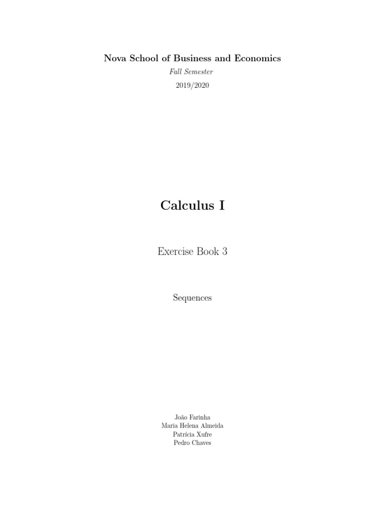 Calculus i 2019 2020 s1 exercise book 3 pdf limit mathematics