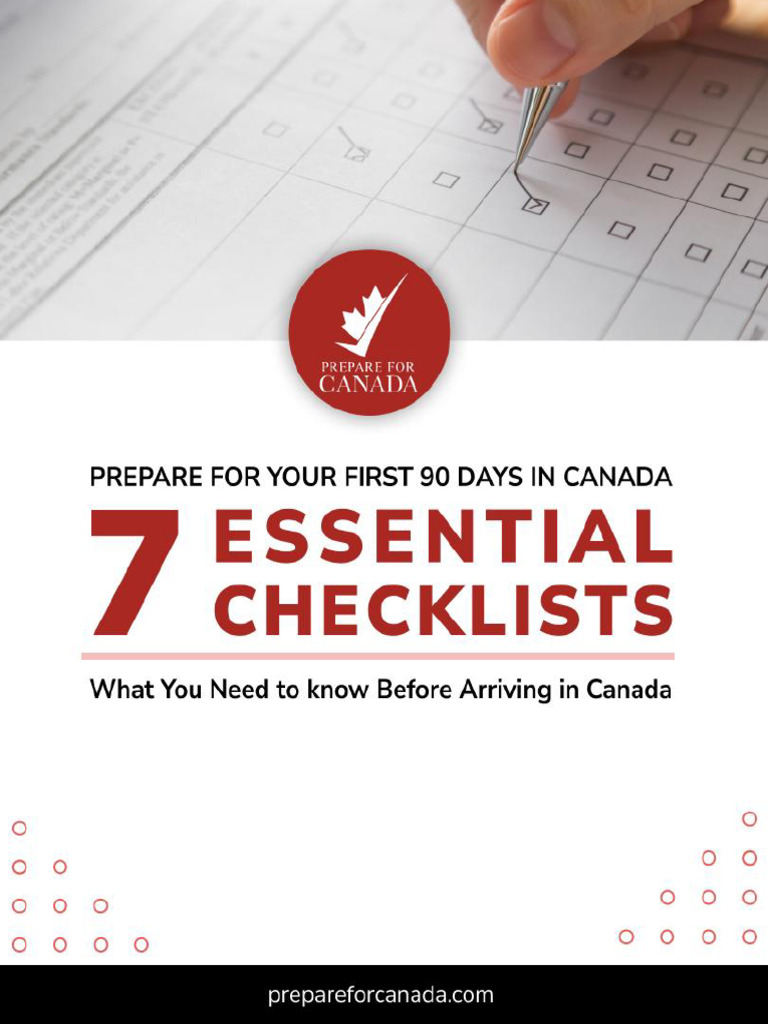 Essential Checklists for Moving to Canada | PDF