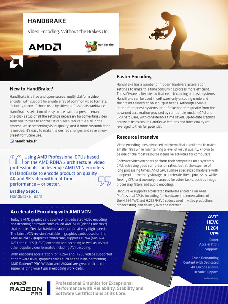 Accelerated Video Encoding with AMD VCN | PDF | Graphics Processing ...