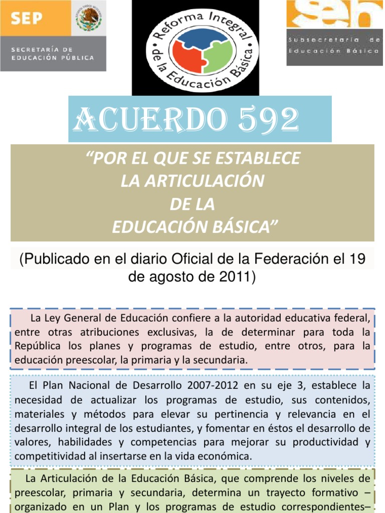 Plan de Estudios 2011 | PDF | Plan de estudios | Educación primaria