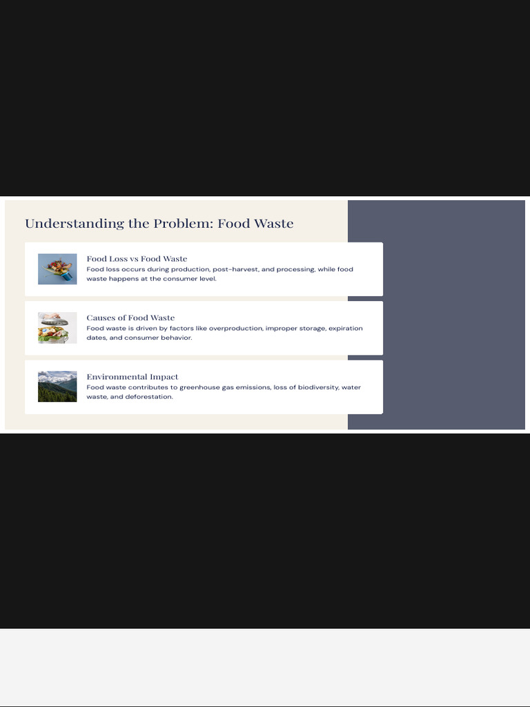 Environmental Impact of Food Waste | PDF | Environmental Degradation ...