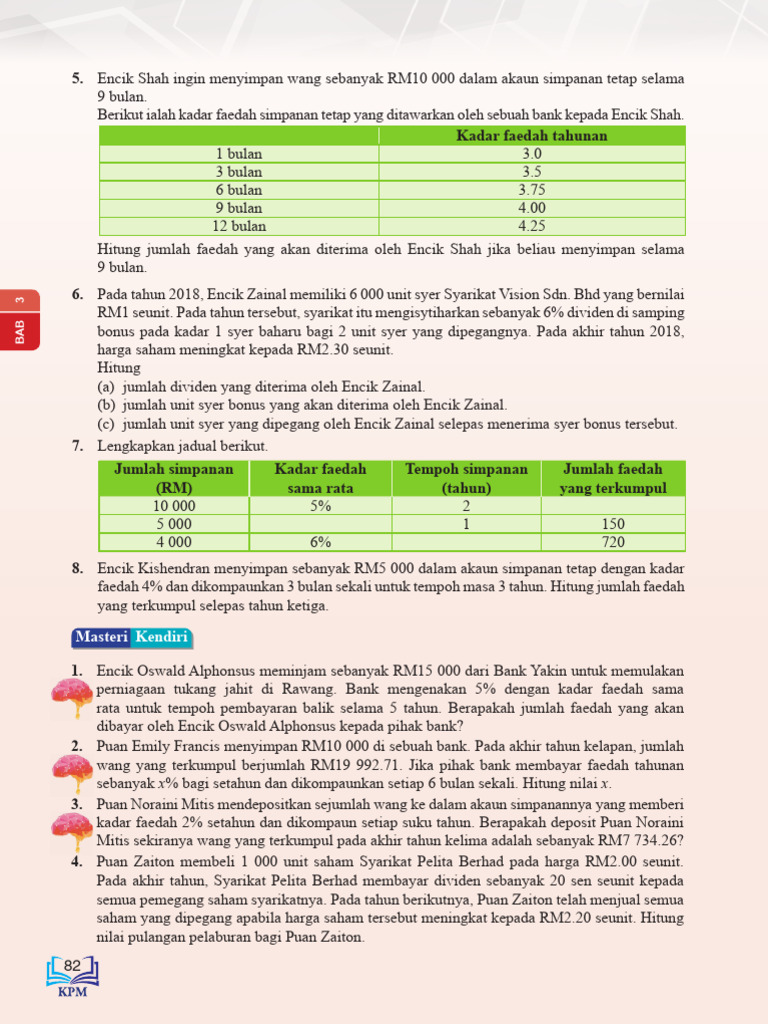 Bab 3 Matematik Pengguna - 17 | PDF