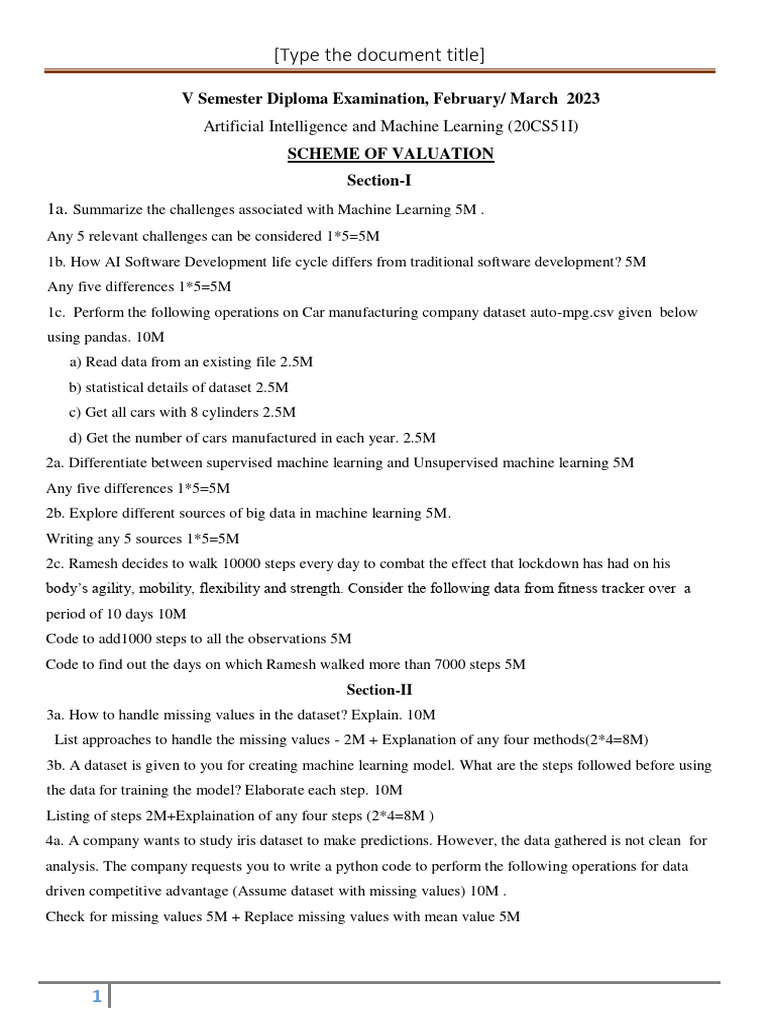 AIML Feb, March Scheme 2023 | PDF | Cloud Computing | Cluster Analysis