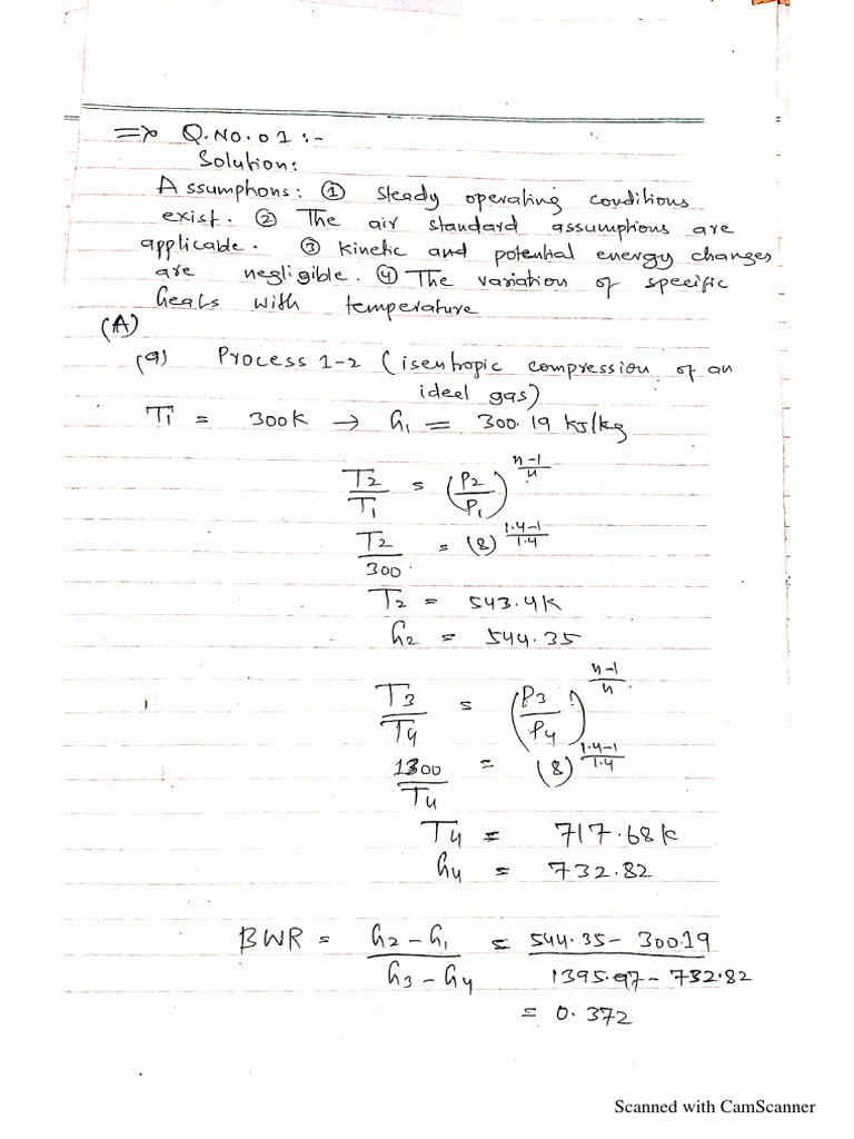 TPP Solved Assignment Thermal Power Plant | PDF