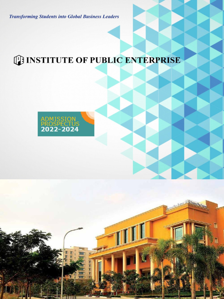 IPE Prospectus (1) | Download Free PDF | Economics | Master Of Business ...