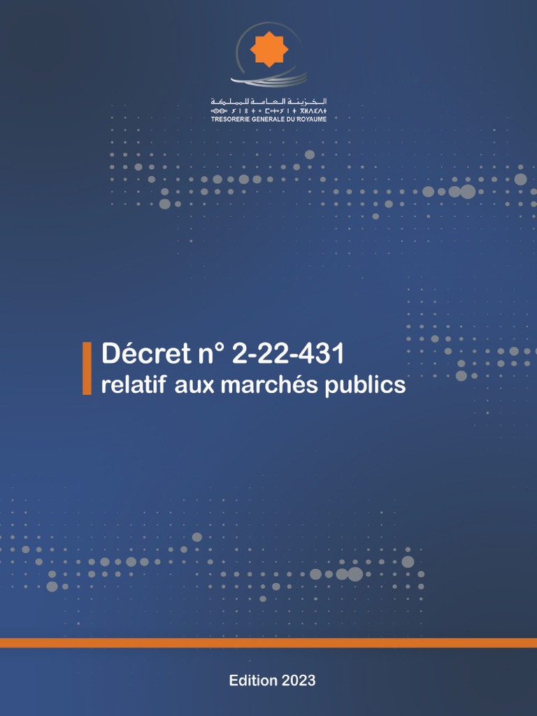 Décret 2023 sur les marchés publics | PDF | Communes de France | Économie