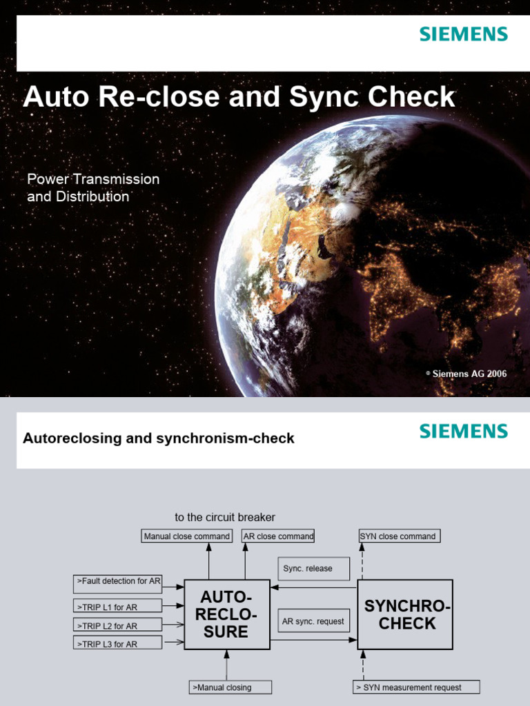 14Autoreclose sync check_new PDF Relay Electric Power Transmission