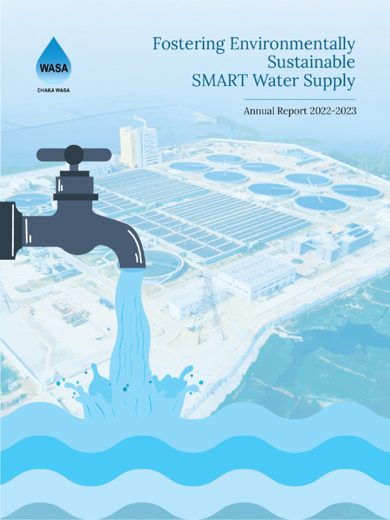 Dhaka WASA Annual Report 2022-23 | PDF | Water Supply | Water
