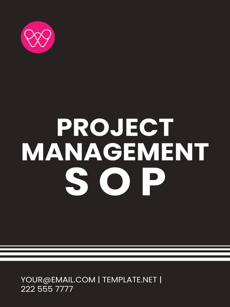 Free Project Management SOP Template Edit Online Download Example PDF