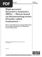 HPL Laminates Classification Standards | PDF | Materials