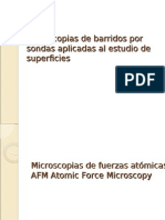 Microscopias de Barridos Por Sondas Aplicadas Al Estudio