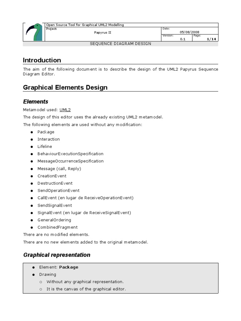 UML2 Sequence Diagram Editor Design | PDF | Unified Modeling Language ...
