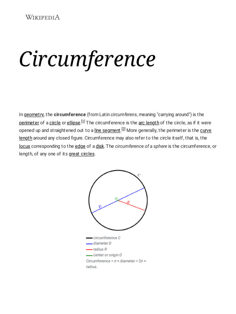 Understanding Circle Circumference | PDF | Area | Circle