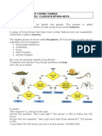 Classification of Living Things