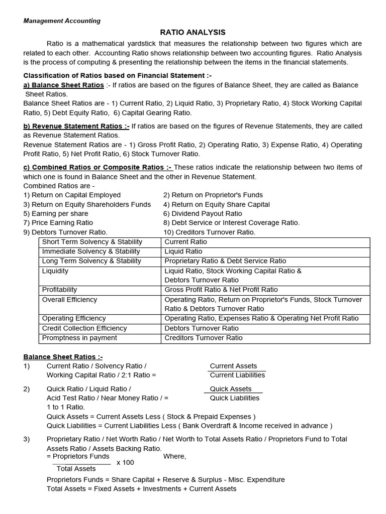 RATIO ANALYSIS Ty | PDF | Equity (Finance) | Dividend