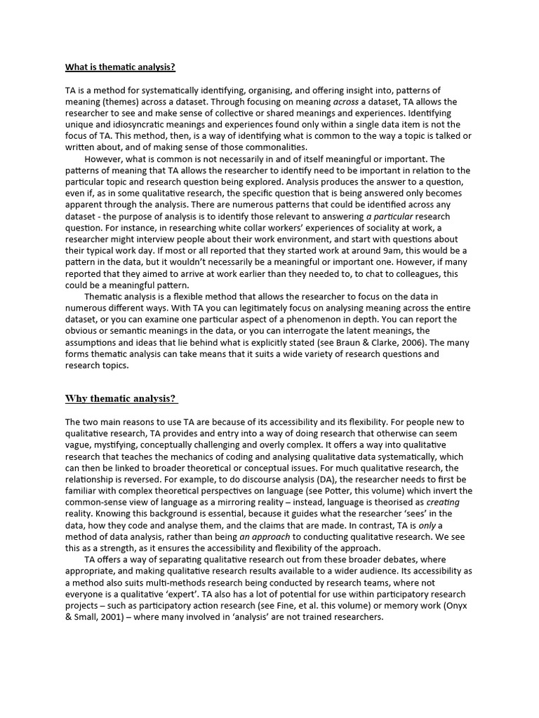 THEMATIC ANALYSIS IN QUALITATIVE RESEARCH EXAMPLE PDF visual data 6