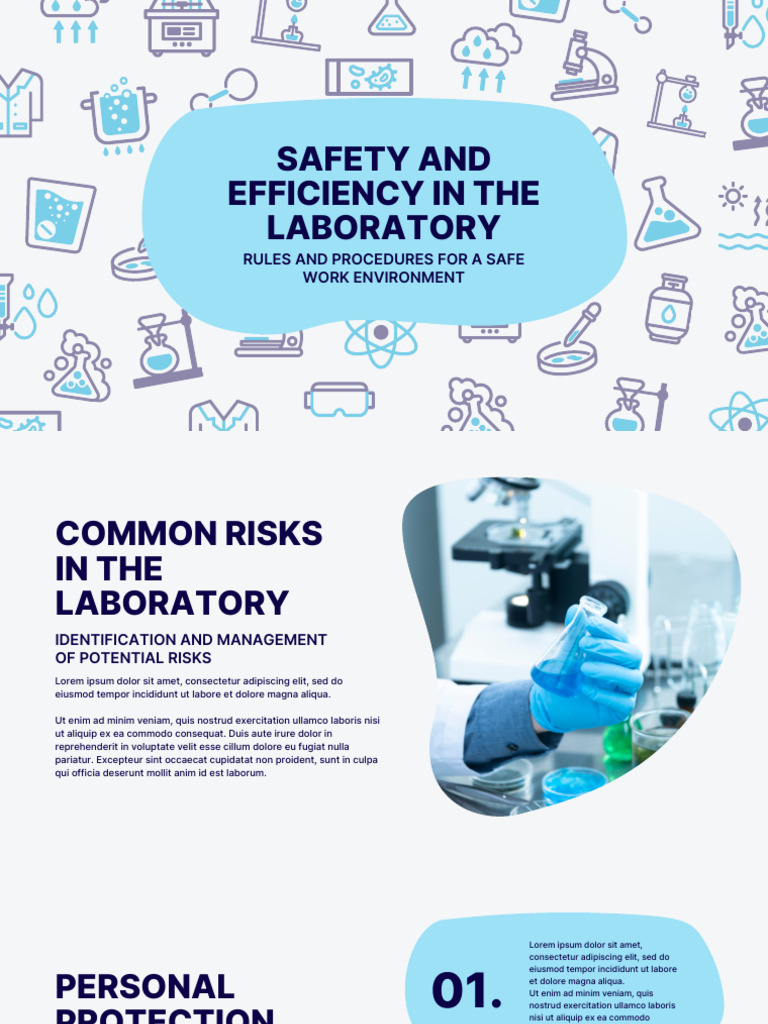 Blue Illustrated Laboratory Presentation | PDF