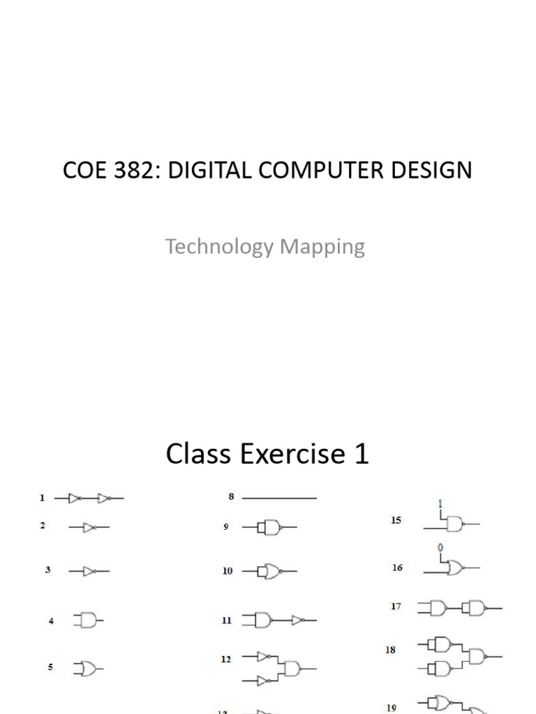 L4b Technology Mapping | PDF | Computers