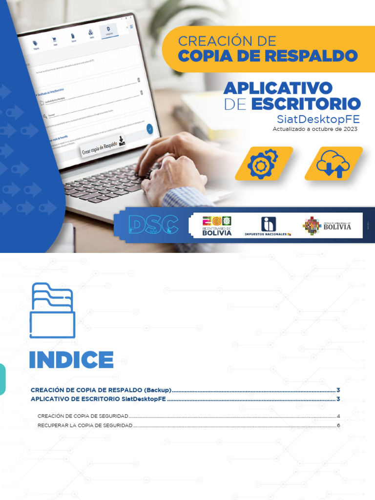5 - Creación de Copia de Respaldo | PDF | Apoyo | Datos de computadora
