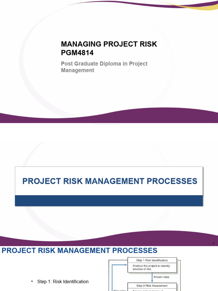 4814 - Project Risk Management 2 | PDF | Risk | Risk Management