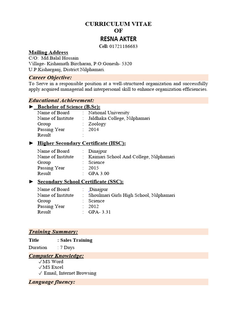 Azad cv1 | PDF