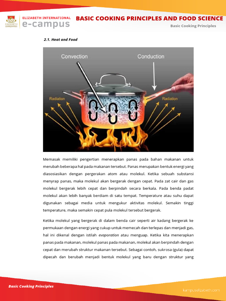 ECampus BCPFS Module+2+Basic+Cooking+Principles | PDF