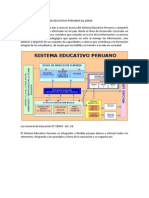 Estructura Del Sistema Educativo Peruano Ley 28044.Docx y Reformas