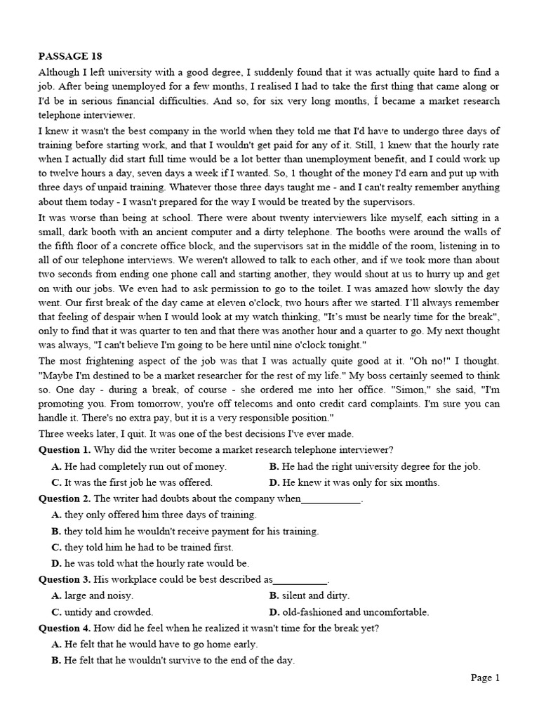 Passage 18 | PDF