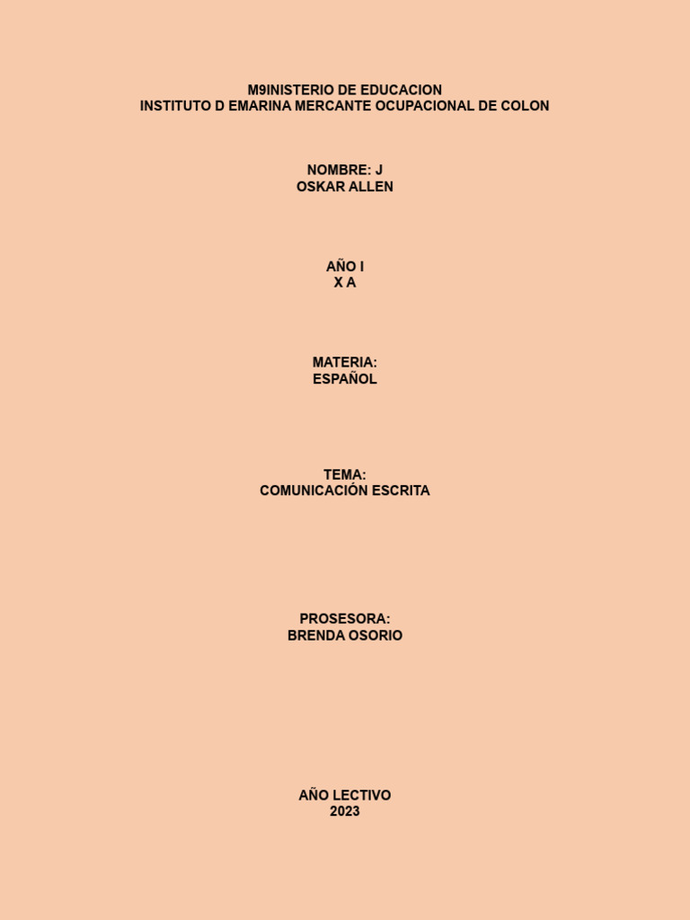 Comunicacion Escritas Pdf Comunicación Escritura